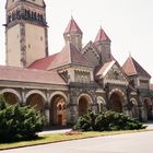 Das Grematorium des Freidhofs Leipzig.