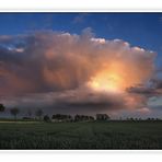 ...das Grollen zieht übers Feld