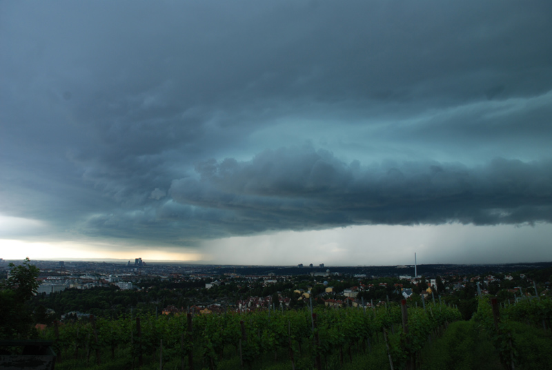 Das große Gewitter über Wien