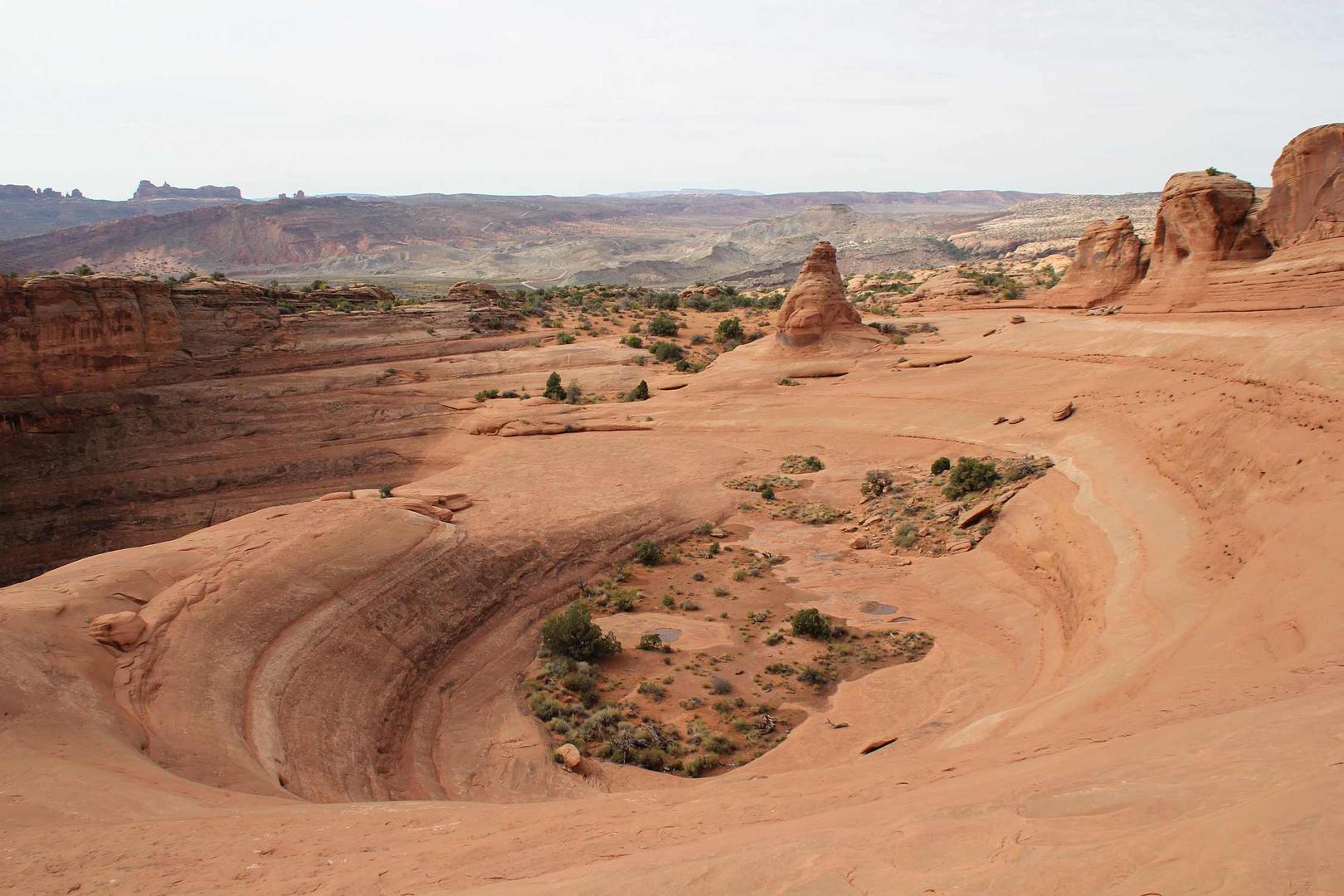 Das große Rund am Delicate Arch...