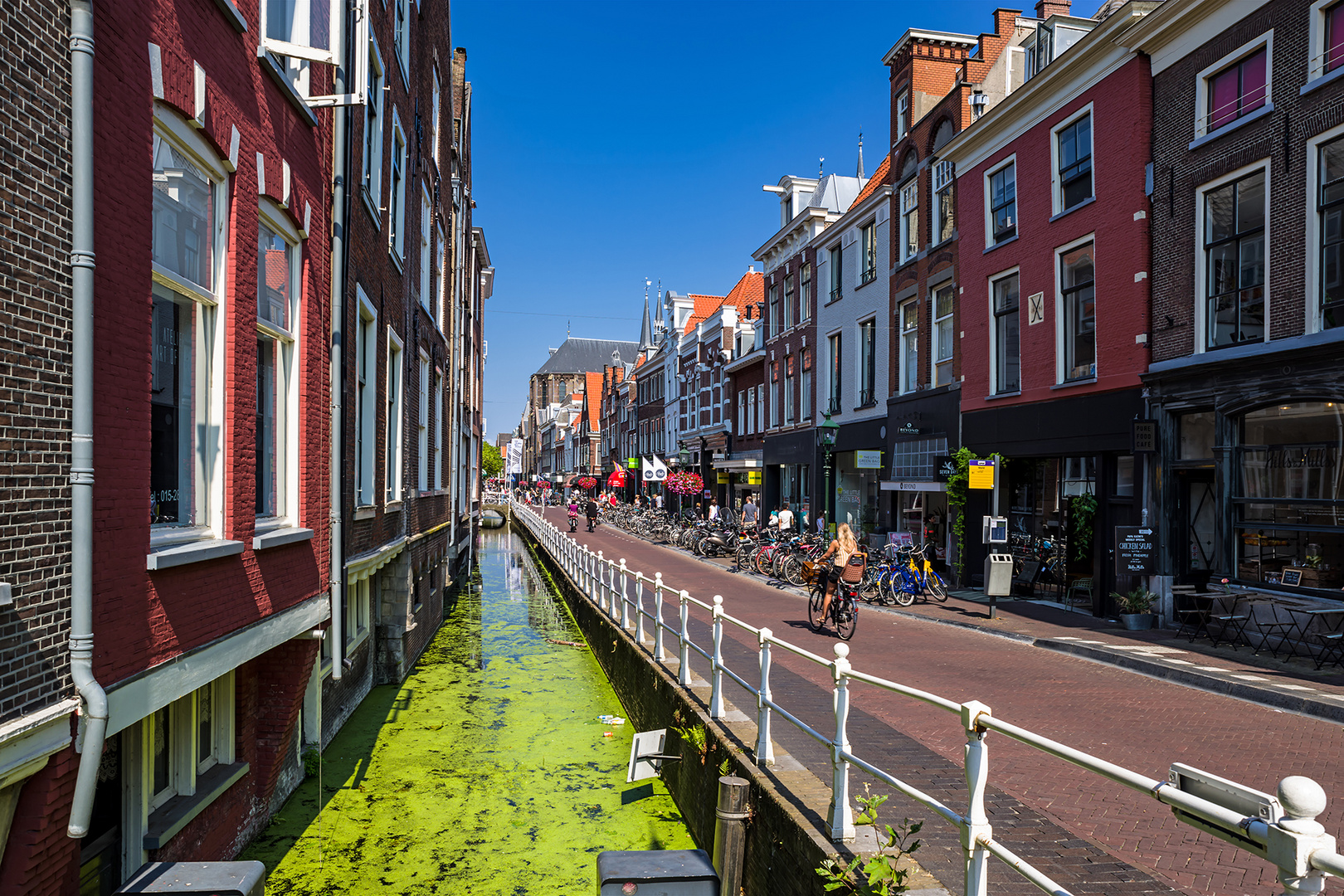 Das grüne Band in Delft ...