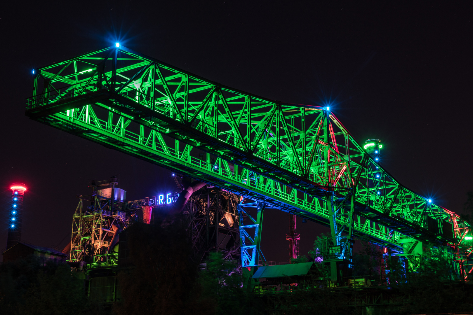 Das grüne Krokodil im Landschaftpark