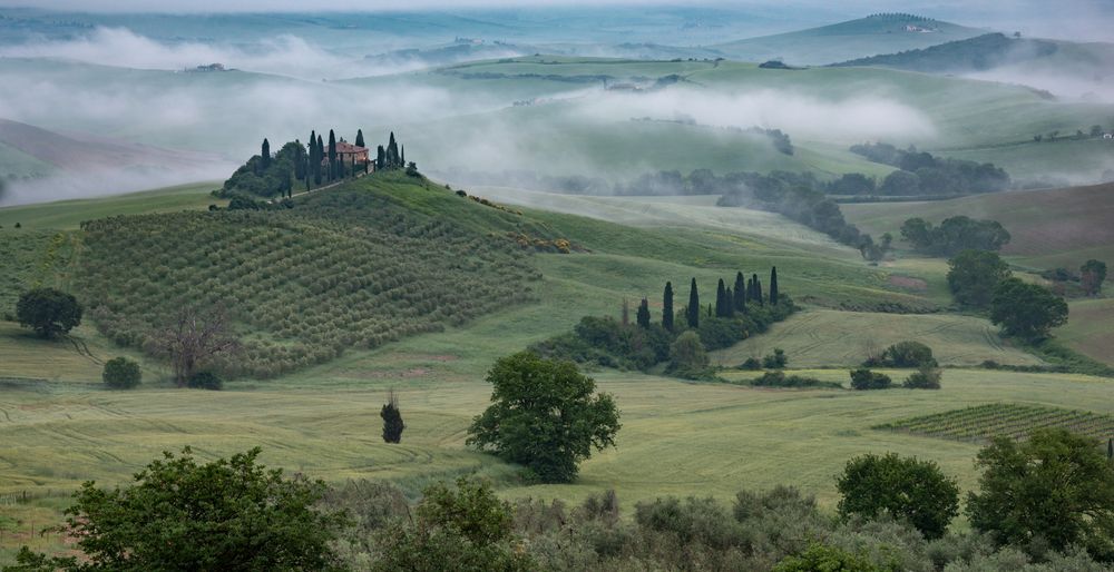 das Gut Belvedere in der Toscana