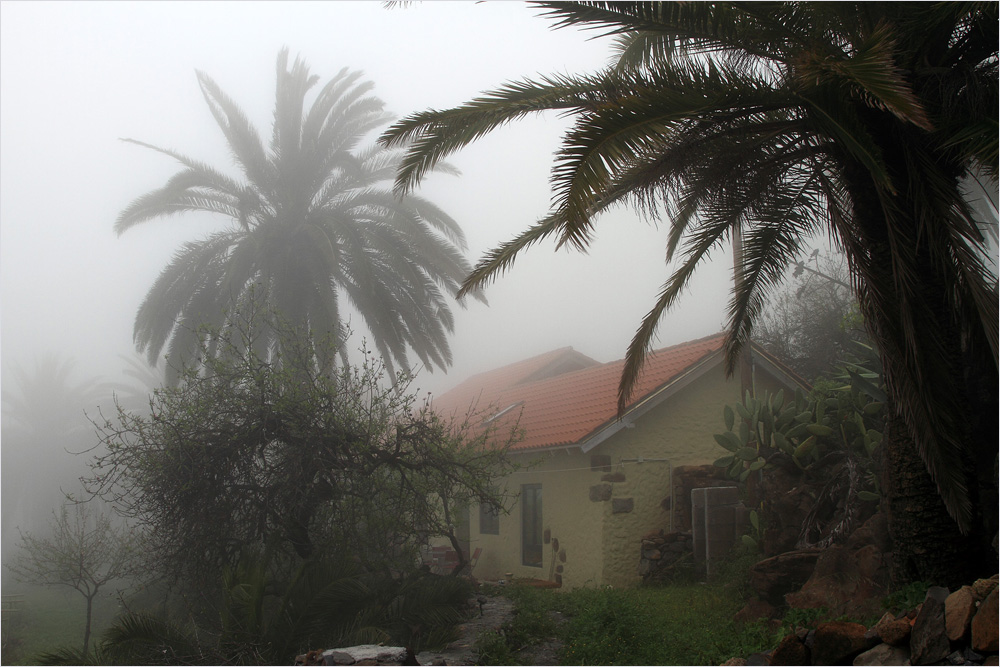 das Gute am Nebel....er ist nur auf einer Seite von La Gomera