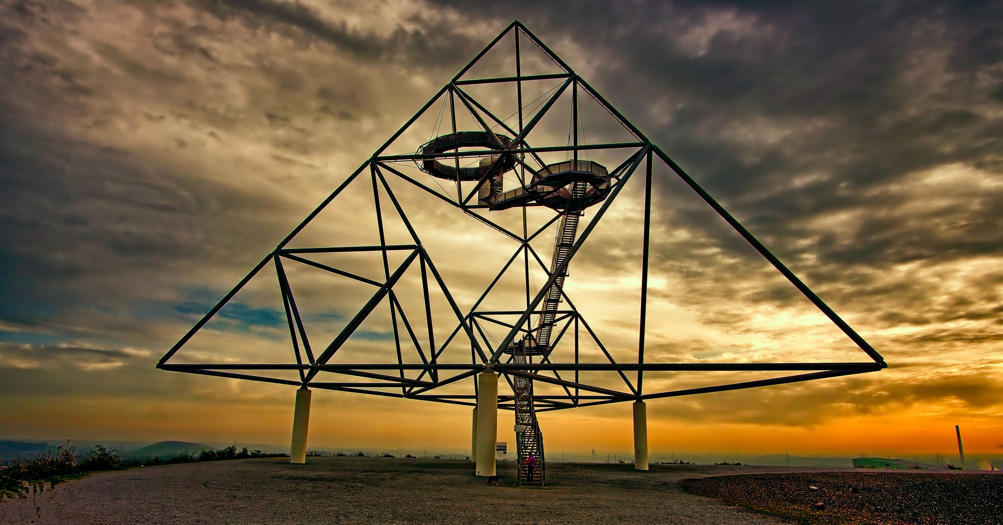 Das Haldenereignis Emscherblick, kurz Tetraeder,