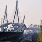 Das Hamburger Wahrzeichen-Köhlbrandbrücke