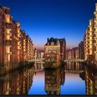 das Hamburger Wasserschlösschen in der Speicherstadt