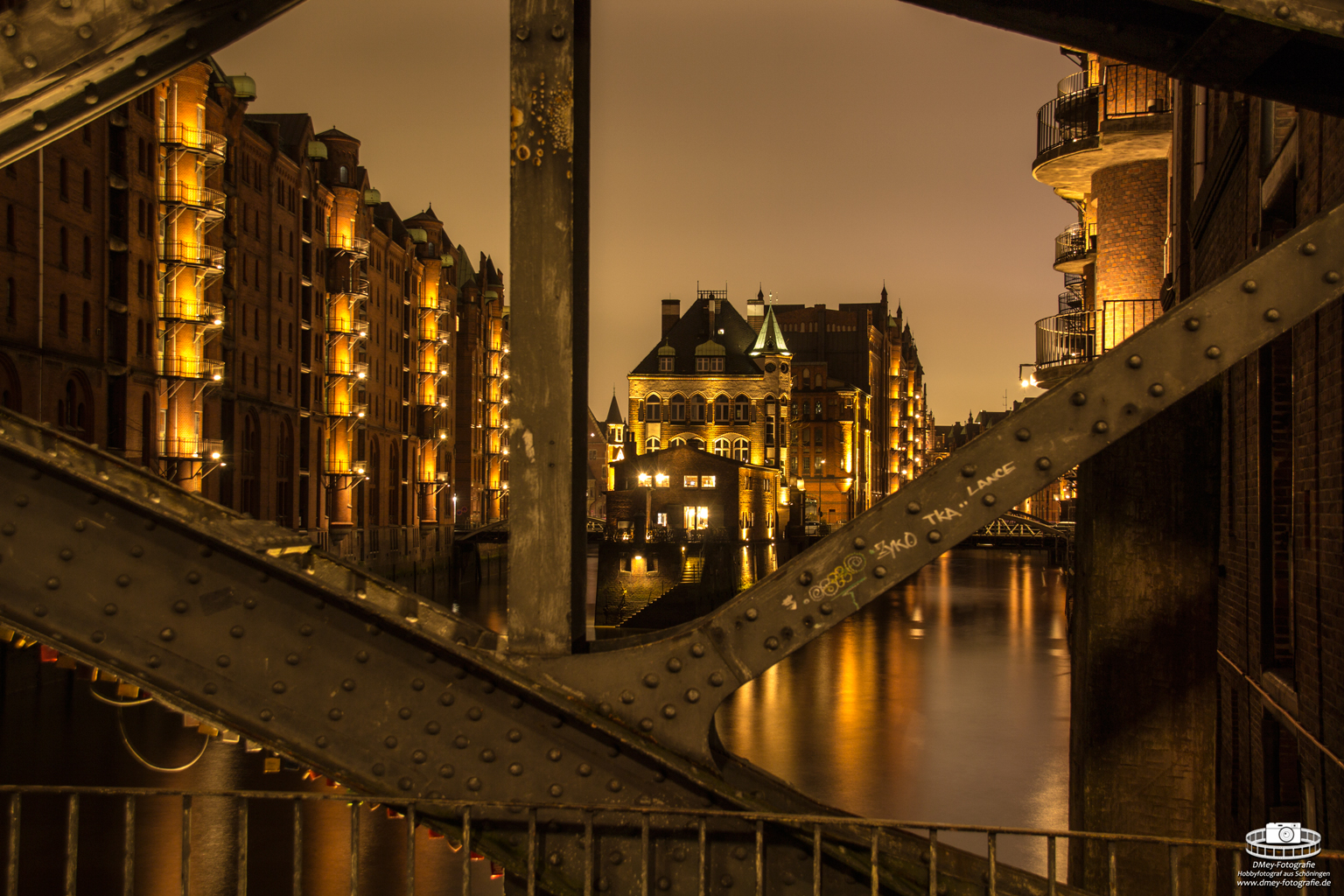 Das Hamburger Wasserschloss in der Speicherstadt