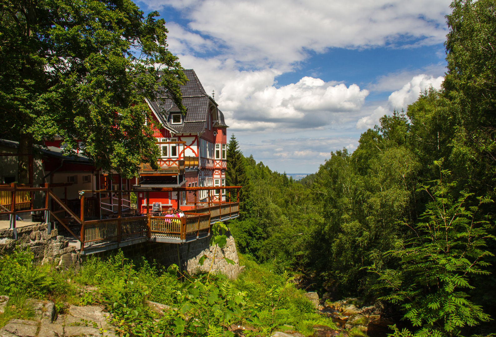 Das Harzer Waldgasthaus und Hotel "Steinerne Renne"