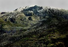 Das Hauptmassiv des Kinabalu