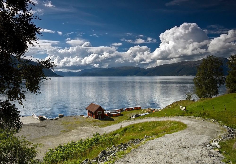 Das Haus am Fjord.