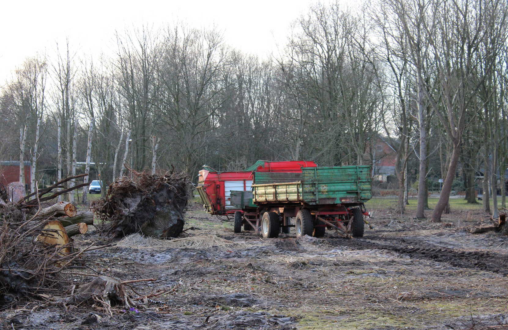 Das Haus ist weg ...