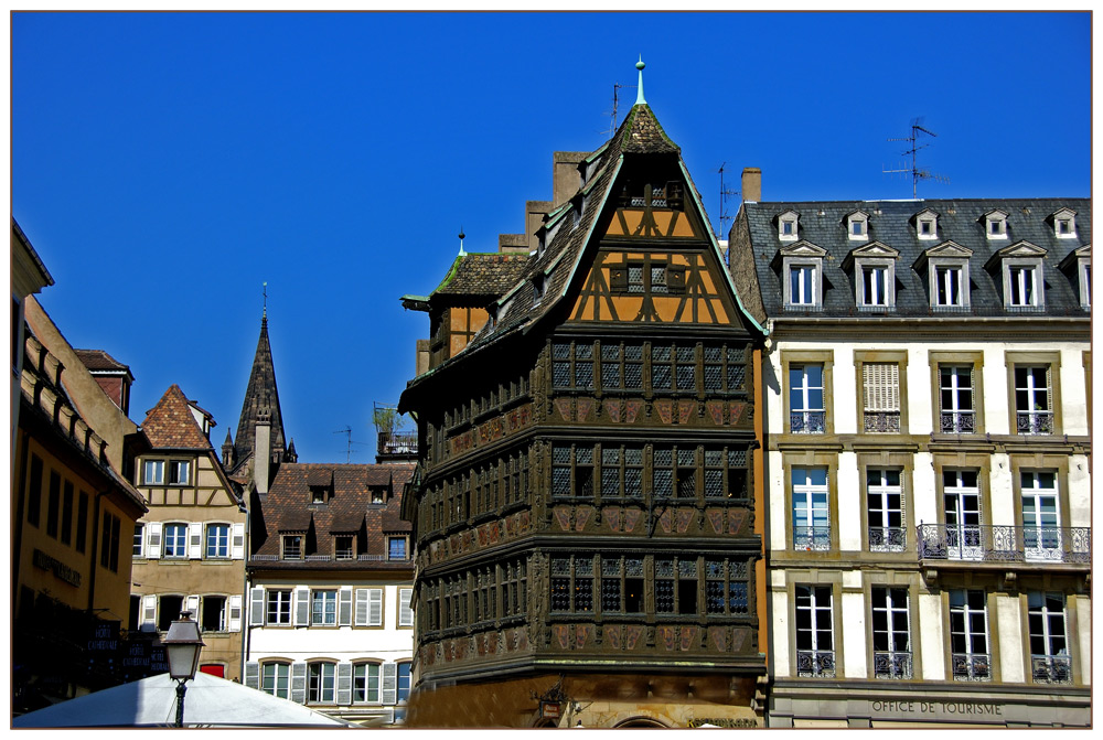 Das Haus Kammerzell auf dem Münsterplatz in Straßburg.