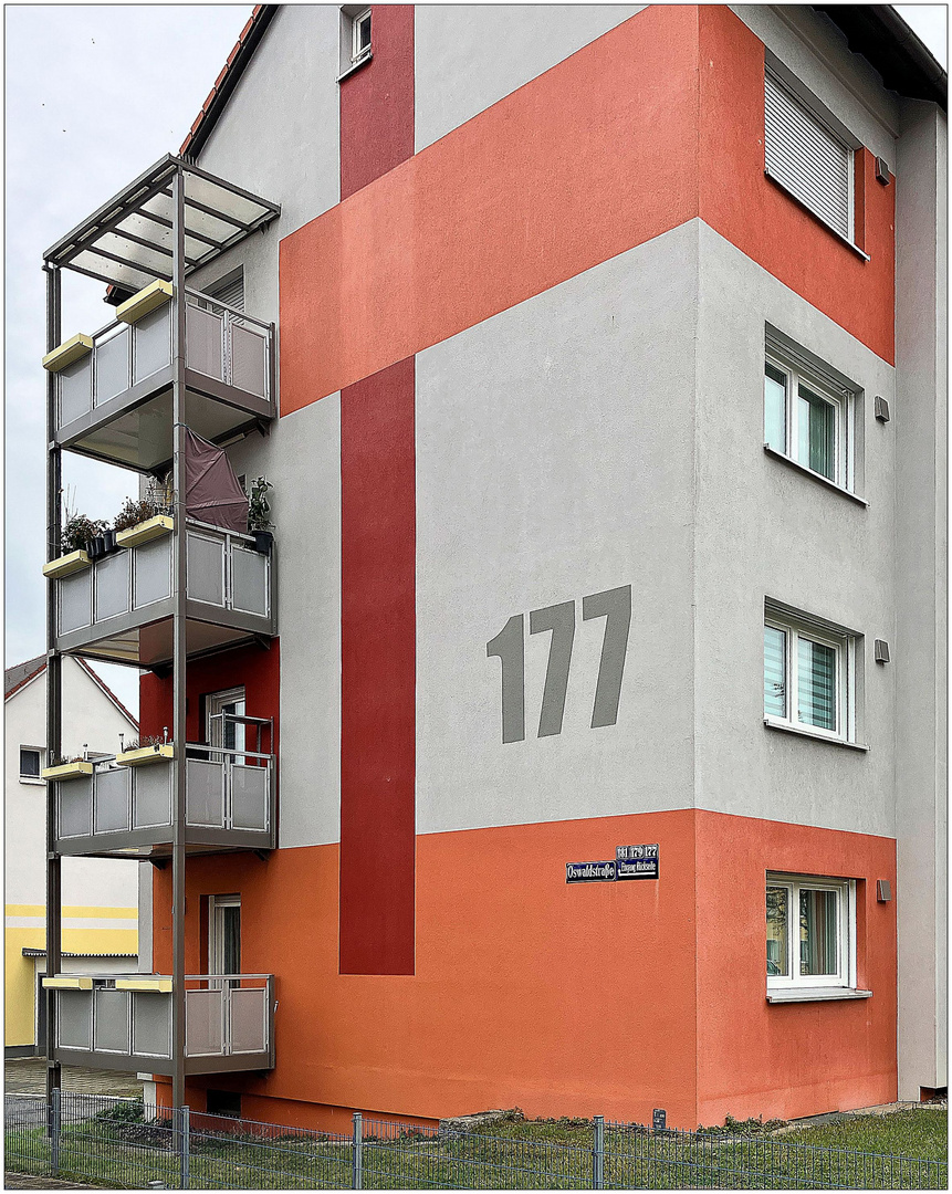 Das Haus mit der Nr. 177