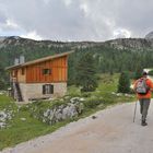 Das Haus steht im Nationalpark Fanes-.Sennes-Prags