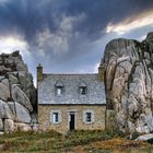 Das Haus zwischen den Felsen (Bretagne)