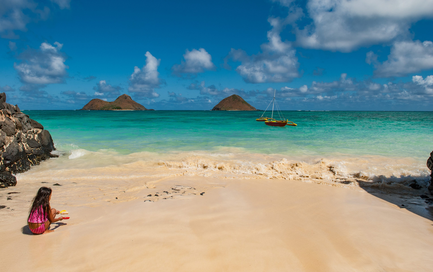 Das Hawaiianische Mädchen