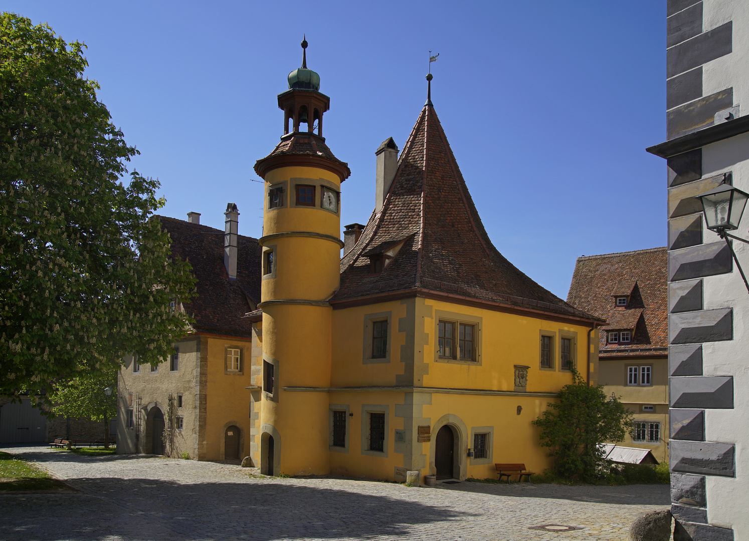 Das Hegereiterhaus in Rothenburg ob der Tauber