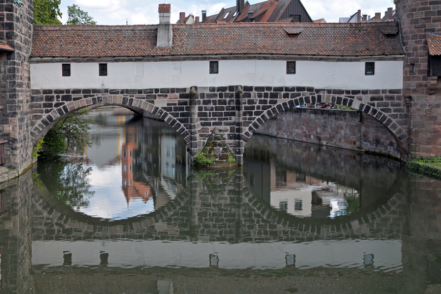 Das Henkerhaus über der Pegnitz