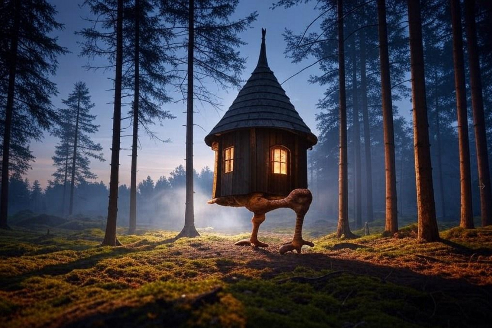 Das Hexenhäuschen der Baba Jaga