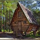Das Hexenhaus in den russischen Wäldern-