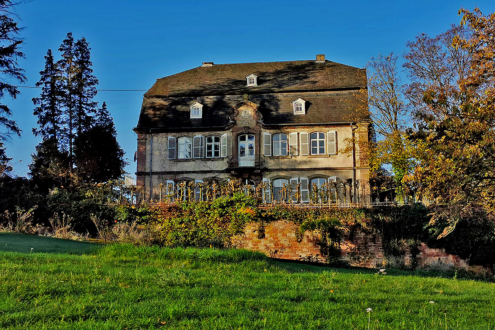 Das Hilbringer Schloss in Merzig-Hilbringen