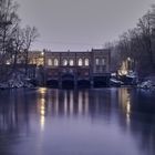 Das historische Flusskraftwerk Augsburg