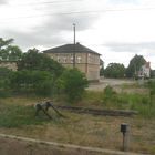 Das historische Güterabfertigungsgebäude am Bahnhof in Riesa