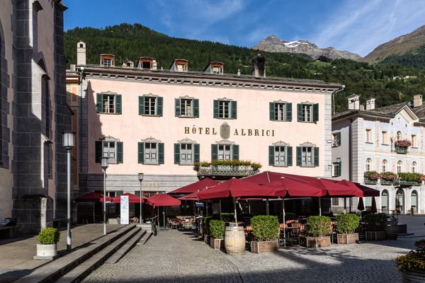 Das historische Hotel Albrici...