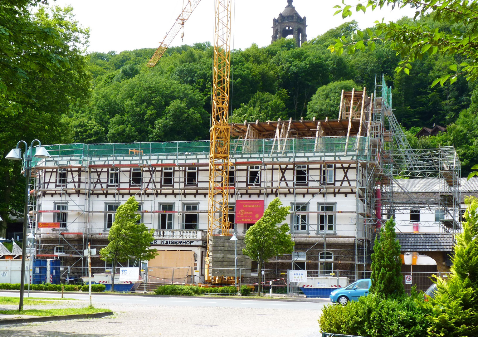 Das historische Hotel Kaiserhof in Porta