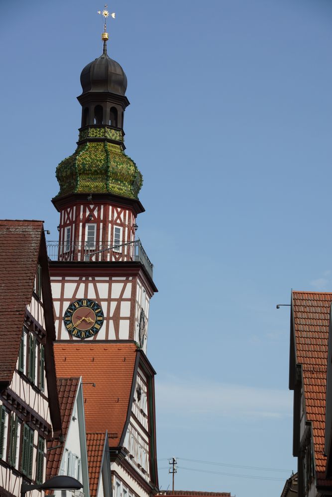 Das historische Rathaus von Kirchheim