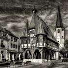 Das historische Rathaus von Michelstadt / Odw.