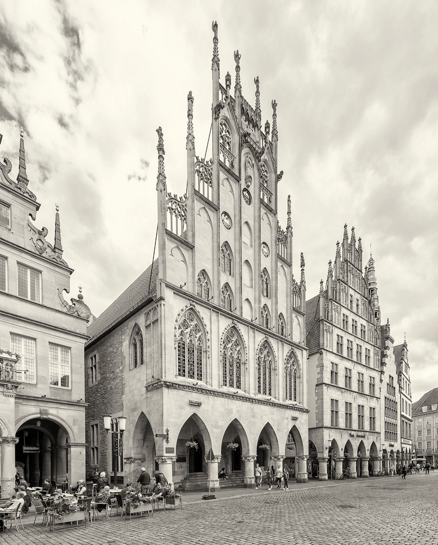 Das historische Rathaus zu Münster