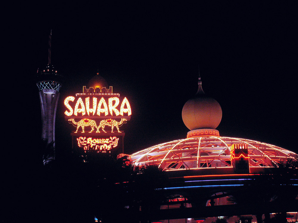 Das historische Sahara Hotel-Unser Wohnort im Februar 2009