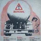 Das historische Schild - Benzol