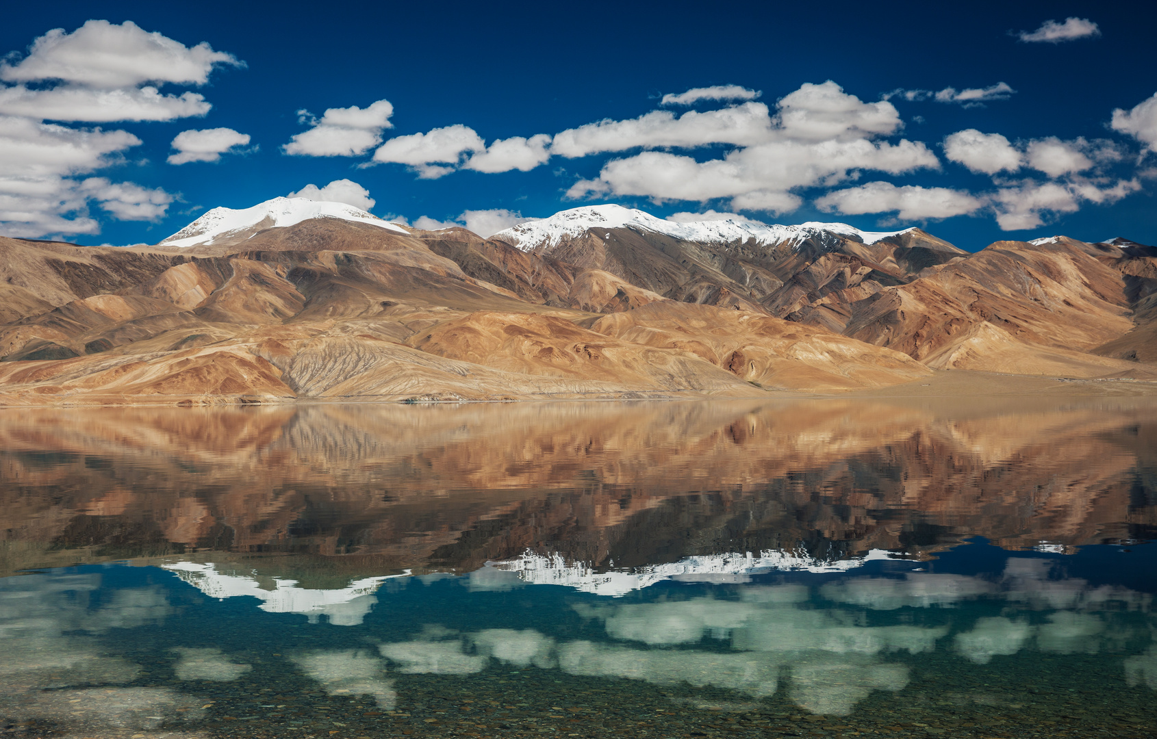 Das Hochalpine Himalaya und der See Tso moriri