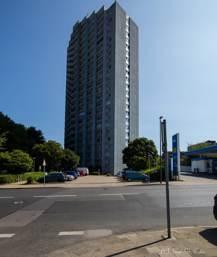 Das Hochhaus am Europaplatz