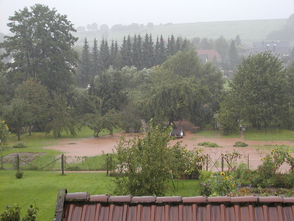 das Hochwasser kommt