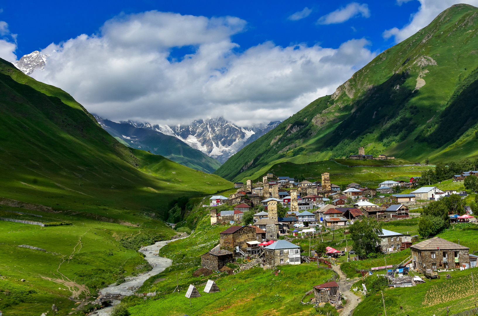 Das höchstgelegene Dorf Europas auf 2200m.