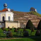 Das höhergelegene Belvedere am Schloss Wackerbarth nähe Dresden 