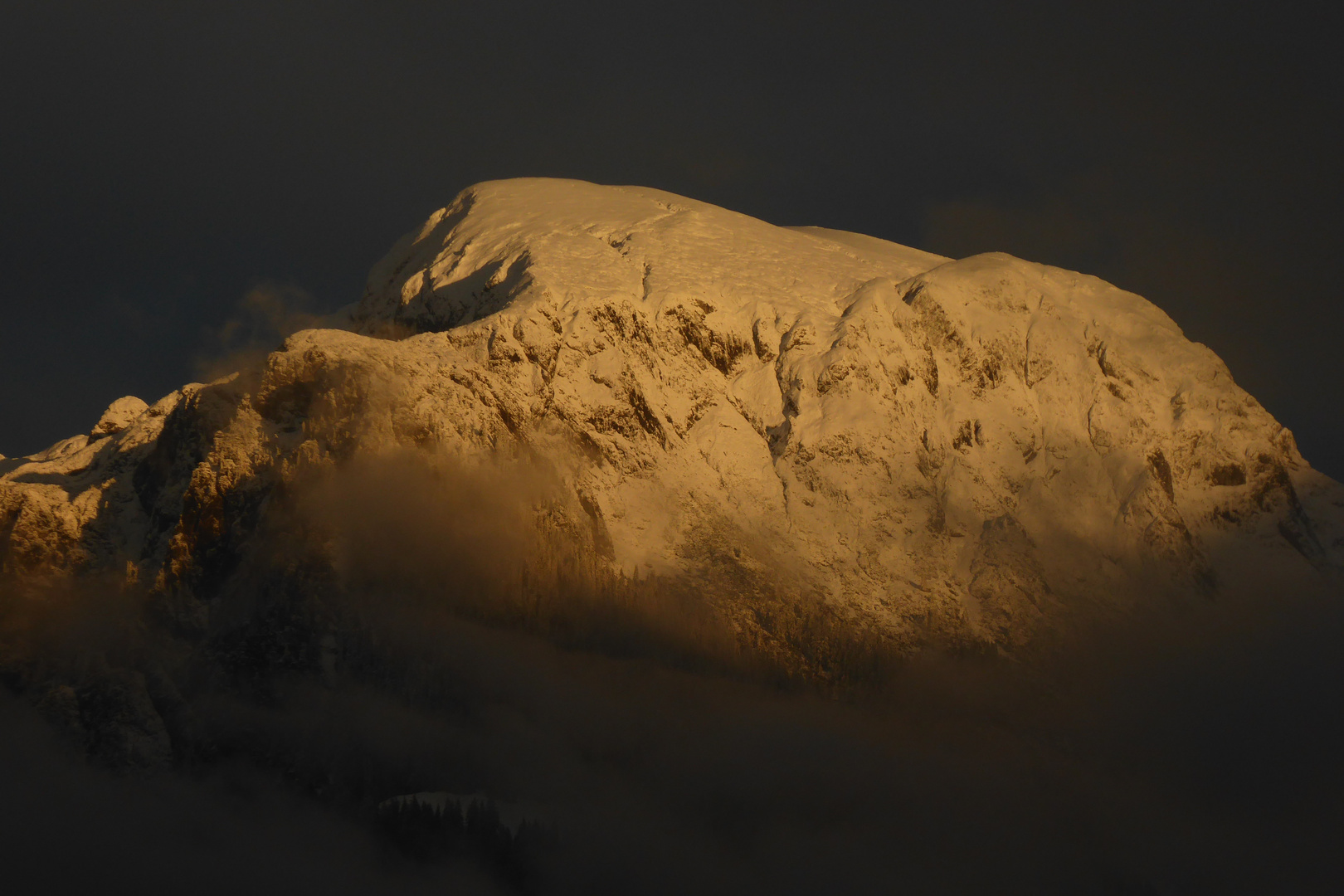 Das Hohe Brett im Abendlicht...