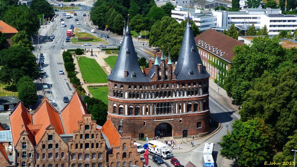 Das Holstentor in Lübeck