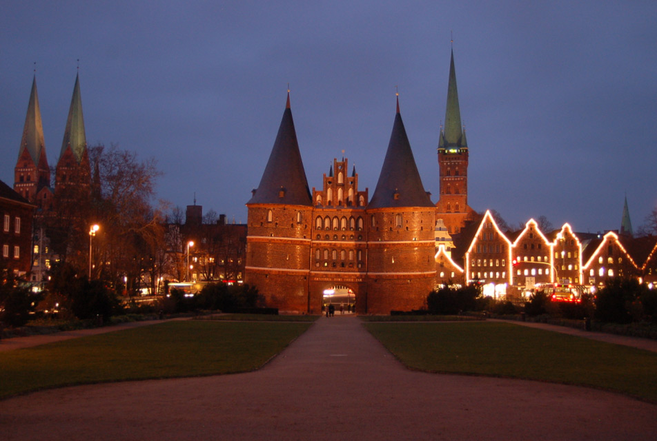 das Holstentor in Lübeck