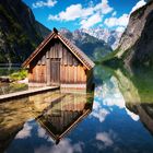 Das Holzhaus am Bergsee