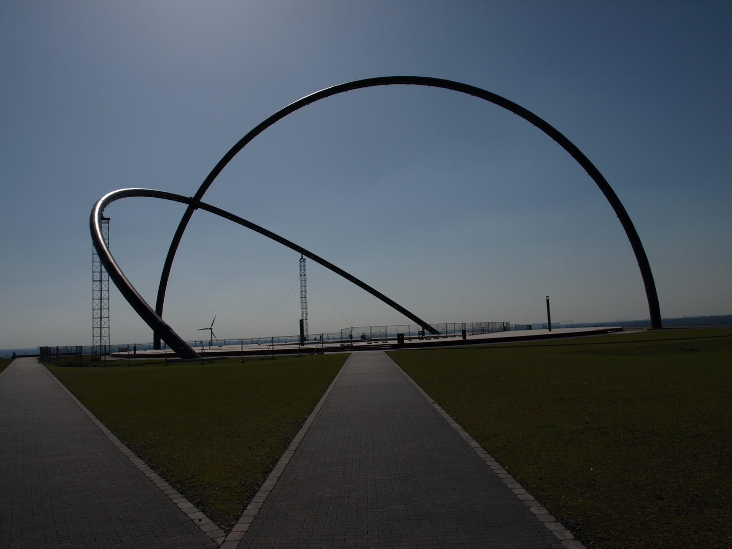 Das Horizont-Observatorium auf der Halde Hoheward