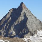 Das "Horn aller Hörner" in der Morgensonne vom 3800m hohen Breithornplateau...