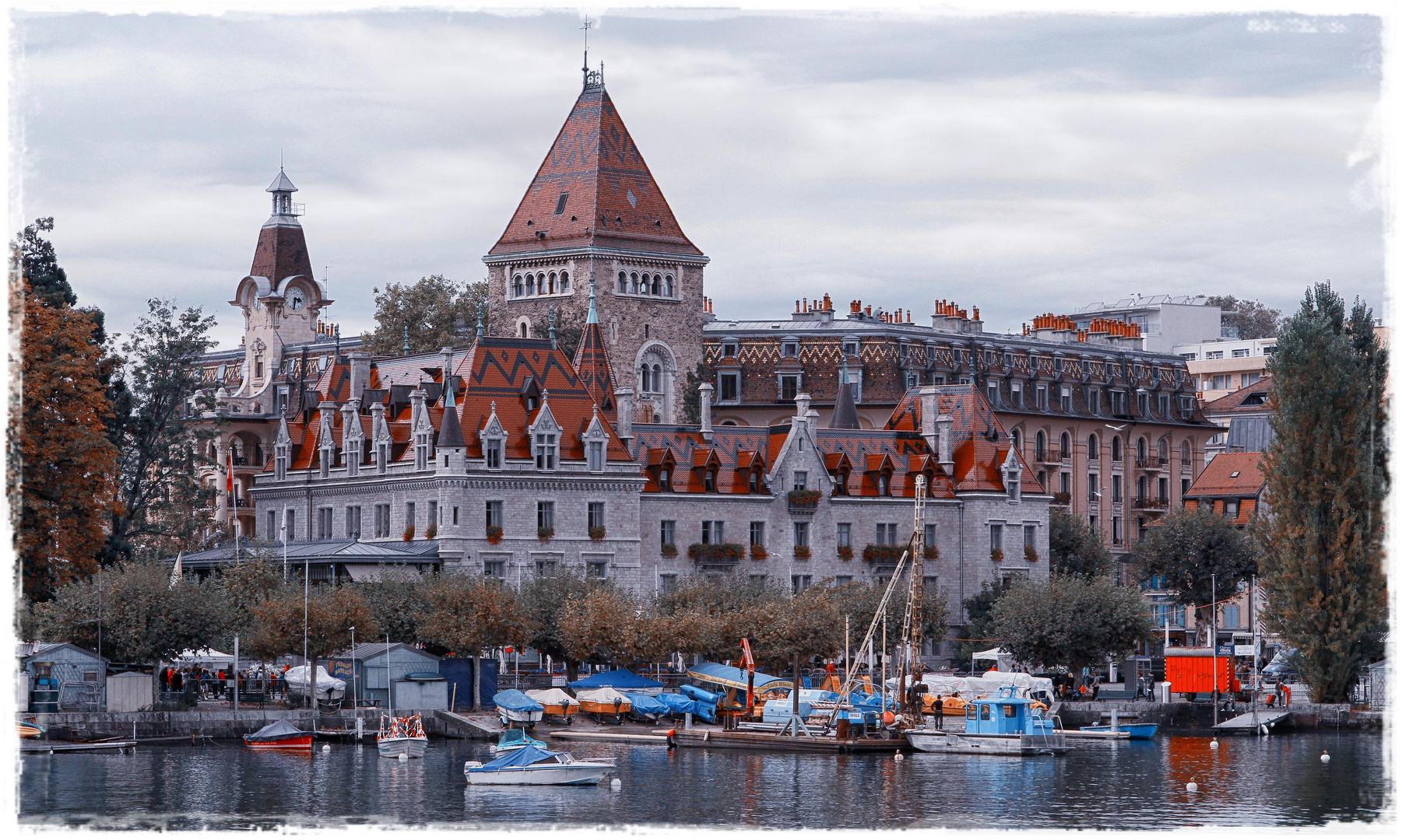 Das Hotel Château d’Ouchy in Lausanne