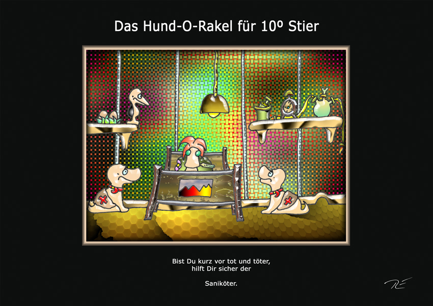 Das Hund-O-Rakel für 10º Stier