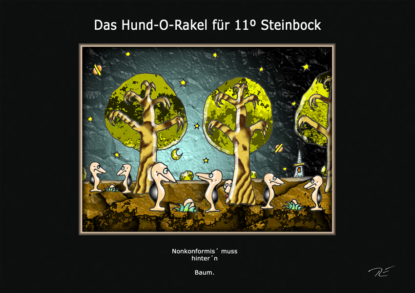 Das Hund-O-Rakel für 11º Steinbock