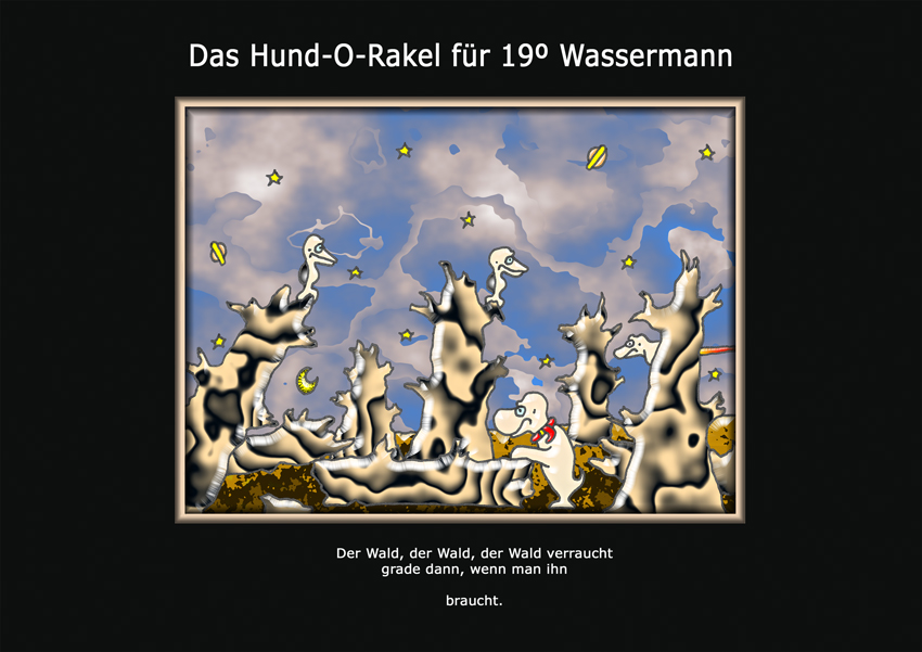 Das Hund-O-Rakel für 19º Wassermann